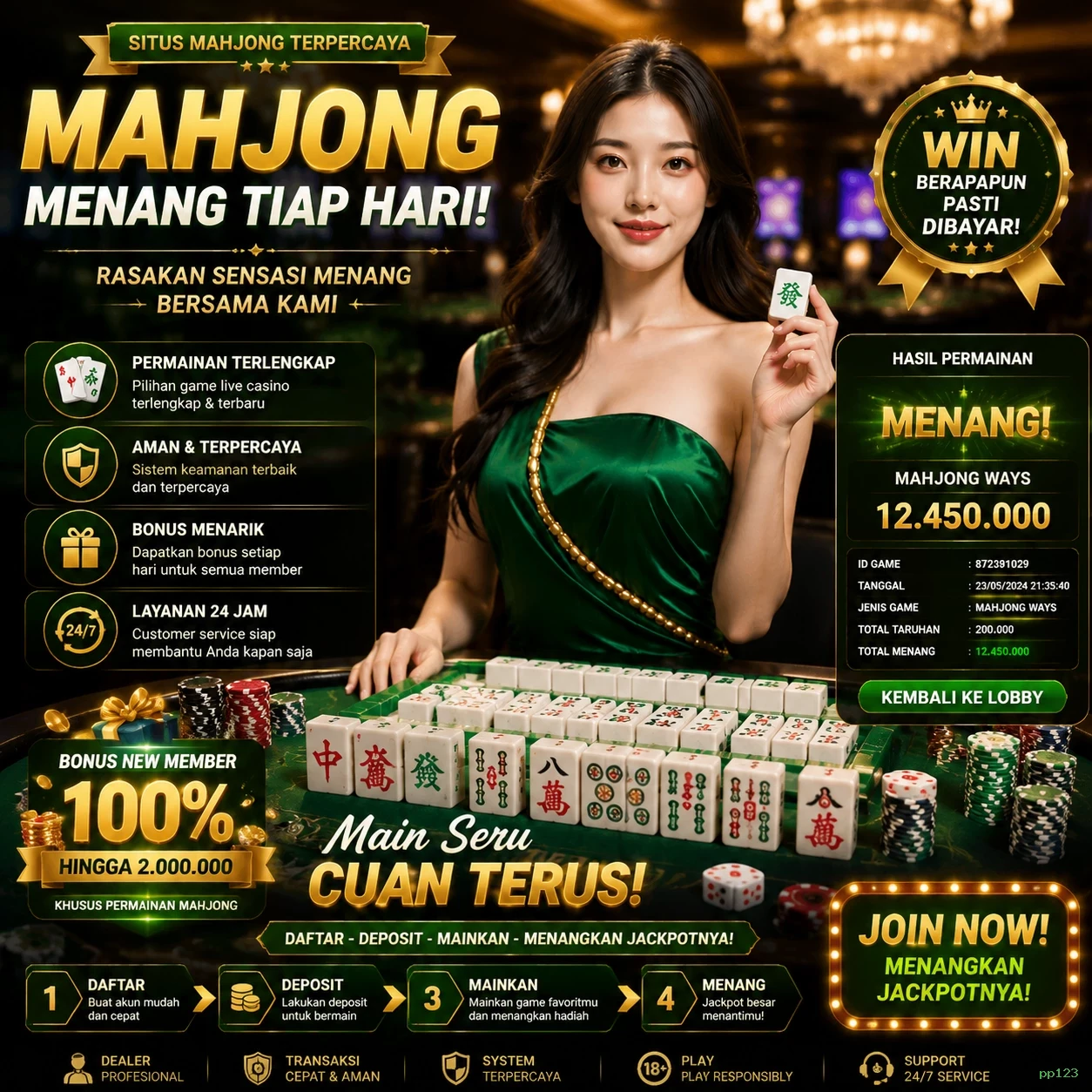 pp123 Bonus Menarik